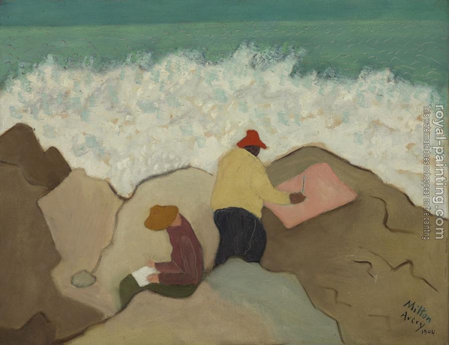Milton Avery : Sketching by the sea